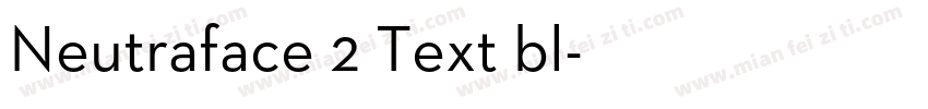 Neutraface 2 Text bl字体转换